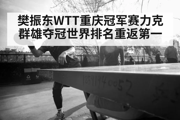 樊振东WTT重庆冠军赛力克群雄夺冠世界排名重返第一